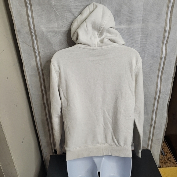 Champion Hoodie Reverse Weave Embroidered Women's Large White - Picture 4 of 11